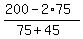 %28200-2%2A75%29%2F%2875%2B45%29