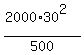 %282000%2A30%5E2%29%2F500