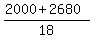 %282000+%2B+2680%29%2F18