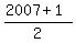 %282007%2B1%29%2F2