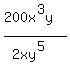 %28200x%5E3y%29%2F%282xy%5E5%29