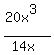 %2820x%5E3%29%2F%2814x%29