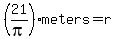 %2821%2Fpi%29meters=r