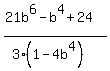 %2821b%5E6-b%5E4%2B24%29%2F%283%2A%281-4b%5E4%29%29