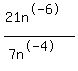 %2821n%5E-6%29%2F%287n%5E-4%29