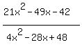 %2821x%5E2-49x-42%29%2F%284x%5E2-28x%2B48%29