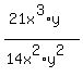 %2821x%5E3%2Ay%29%2F%2814x%5E2%2Ay%5E2%29
