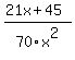 %2821x+%2B+45%29%2F70x%5E2