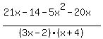 %2821x-+14+-+5x%5E2+-+20x%29%2F%283x-2%29%28x%2B4%29