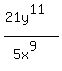 %2821y%5E11%29%2F%285x%5E9%29