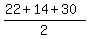 %2822%2B14%2B30%29%2F2