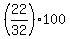 \"%2822%2F32%29%2A100\"