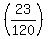 %2823%2F120%29