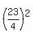 %2823%2F4%29%5E2