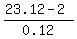 %2823.12-2.00%29%2F0.12