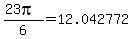 %2823pi%29%2F6+=+12.042772