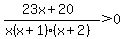 %2823x%2B20%29%2F%28x%28x%2B1%29%28x%2B2%29%29%3E0