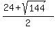 %2824%2Bsqrt%28144%29%29%2F2