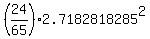 %2824%2F65%29%2A2.7182818285%5E2