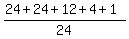 %2824+%2B+24+%2B+12+%2B+4+%2B1%29%2F24