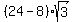 %2824-8%29sqrt%283%29
