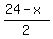%2824-x%29%2F2