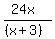 %2824x%29%2F%28%28x%2B3%29%29