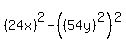 %2824x%29%5E2-%28%2854y%29%5E2%29%5E2