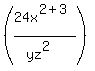 %2824x%5E%282%2B3%29%2F%28yz%5E2%29%29
