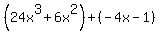 %2824x%5E3%2B6x%5E2%29%2B%28-4x-1%29