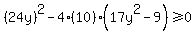 %2824y%29%5E2-4%2810%29%2817y%5E2-9%29%3E=0