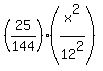 %2825%2F144%29%2A%28x%5E2%2F12%5E2%29