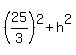 %2825%2F3%29%5E2+%2B+h%5E2