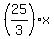 %2825%2F3%29x