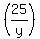 %2825%2Fy%29