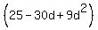 %2825+-+30d+%2B+9d%5E2%29
