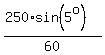 %28250%2Asin%285%5Eo%29%29%2F60