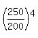 %28250%2F200%29%5E4