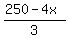 %28250-4x%29%2F3