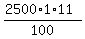 %282500%2A1%2A11%29%2F100