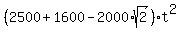 %282500%2B1600-2000%2Asqrt%282%29%29%2At%5E2