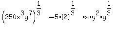 %28250x%5E3y%5E7%29%5E%281%2F3%29=5%282%29%5E%281%2F3%29%2Ax%2Ay%5E2%2Ay%5E%281%2F3%29