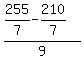 %28255%2F7-210%2F7%29%2F9