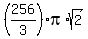 %28256%2F3%29%2Api%2Asqrt%282%29