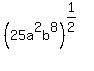 %2825a%5E2b%5E8%29%5E%281%2F2%29