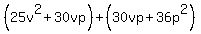 %2825v%5E2%2B30vp%29%2B%2830vp%2B36p%5E2%29