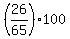 %2826%2F65%29%2A100