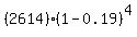 %282614%29%281-0.19%29%5E4