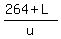 %28264+%2B+L%29%2Fu