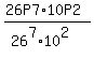 %2826P7%2A10P2%29%2F%2826%5E7%2A10%5E2%29